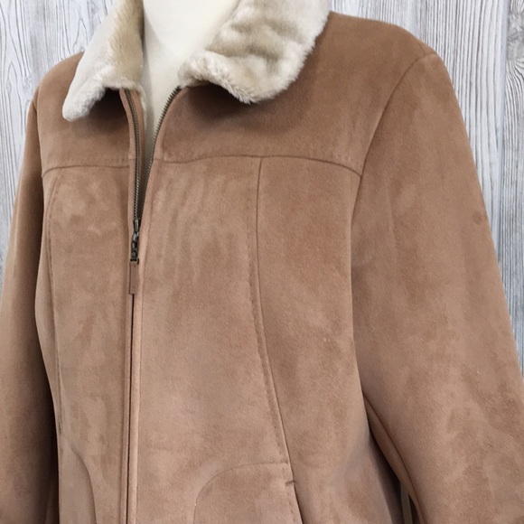 JONES NEW YORK Sherpa Coat Faux Shearling XL - Picture 4 of 11